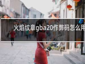 火焰纹章gba 作弊码怎么用
