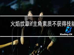 火焰纹章if主角素质不获得技能