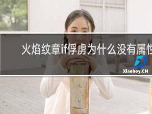 火焰纹章if俘虏为什么没有属性
