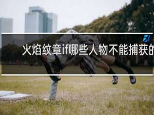火焰纹章if哪些人物不能捕获的