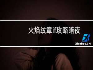 火焰纹章if攻略暗夜