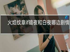 火焰纹章if暗夜和白夜哪边剧情好