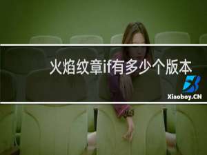 火焰纹章if有多少个版本