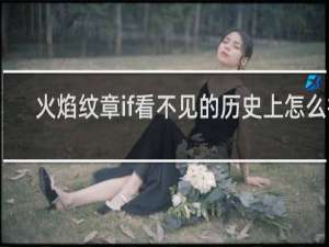 火焰纹章if看不见的历史上怎么打
