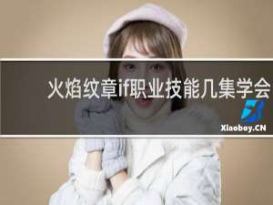 火焰纹章if职业技能几集学会