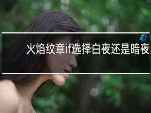 火焰纹章if选择白夜还是暗夜