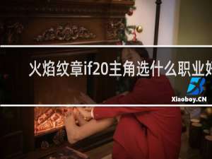 火焰纹章if 主角选什么职业好