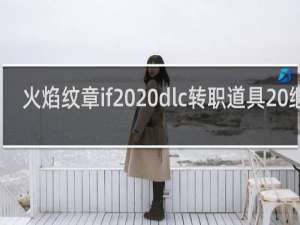 火焰纹章if  dlc转职道具 继承