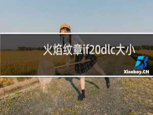 火焰纹章if dlc大小