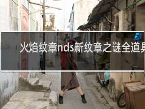 火焰纹章nds新纹章之谜全道具