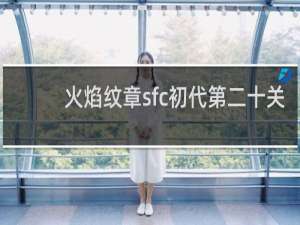 火焰纹章sfc初代第二十关