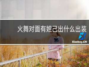 火舞对面有妲己出什么出装