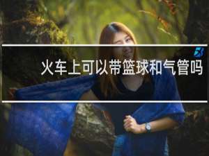 火车上可以带篮球和气管吗