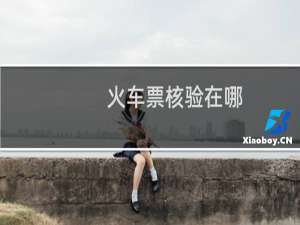 火车票核验在哪