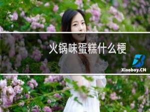 火锅味蛋糕什么梗