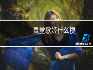 灵堂歌姬什么梗