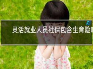 灵活就业人员社保包含生育险吗