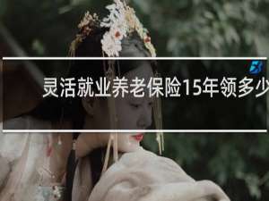 灵活就业养老保险15年领多少