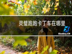 灵璧跑跑卡丁车在哪里