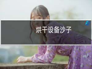 烘干设备沙子