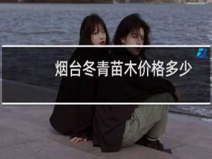 烟台冬青苗木价格多少