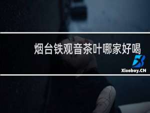 烟台铁观音茶叶哪家好喝