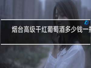 烟台高级干红葡萄酒多少钱一瓶