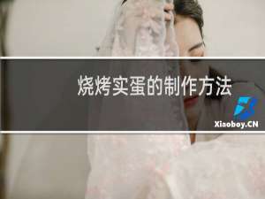 烧烤实蛋的制作方法