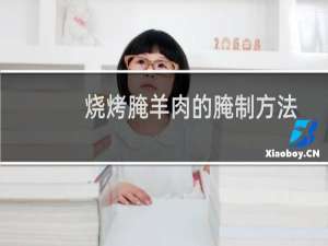 烧烤腌羊肉的腌制方法