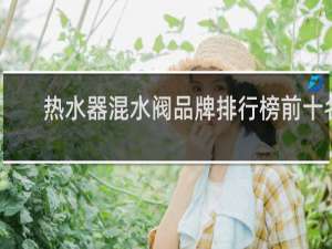 热水器混水阀品牌排行榜前十名