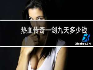 热血传奇一剑九天多少钱
