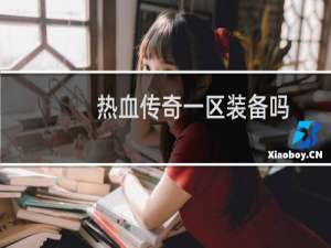热血传奇一区装备吗