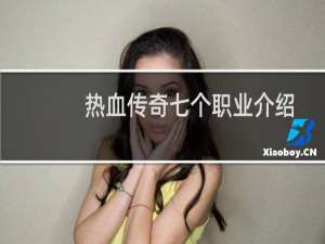 热血传奇七个职业介绍