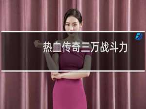 热血传奇三万战斗力