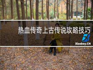 热血传奇上古传说攻略技巧
