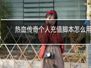 热血传奇个人充值脚本怎么用