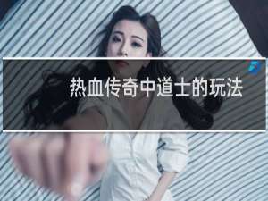热血传奇中道士的玩法