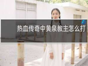 热血传奇中黄泉教主怎么打