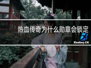 热血传奇为什么勋章会锁定