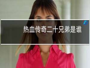 热血传奇二十兄弟是谁