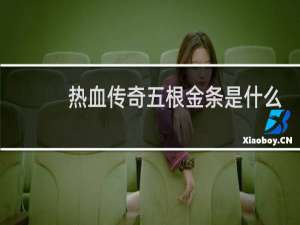 热血传奇五根金条是什么