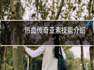 热血传奇亚索技能介绍