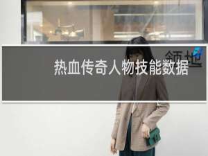热血传奇人物技能数据
