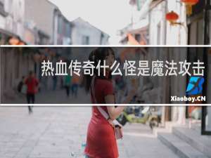 热血传奇什么怪是魔法攻击