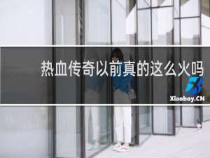 热血传奇以前真的这么火吗