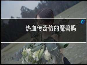 热血传奇仿的魔兽吗