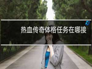 热血传奇体格任务在哪接
