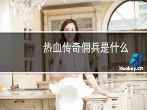 热血传奇佣兵是什么