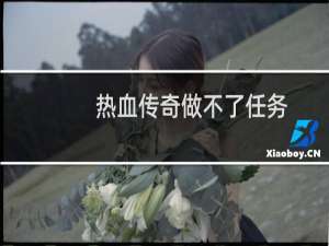 热血传奇做不了任务