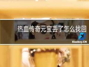 热血传奇元宝丢了怎么找回